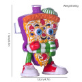 Polymer Clay Cartoon Pizza Cartoon People Ho This Khase, Borosilicate Glos Bong, Blas Hookah, Khalase ea Metsi a khalase