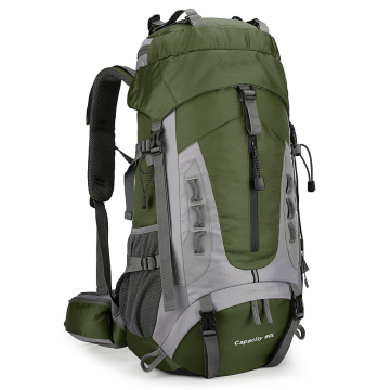 Lightweight 60L Waterproof Hiking Backpack with Rain Cover