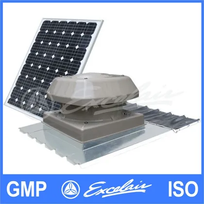 Excelair Green Power Solar Exhaust Fan