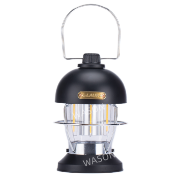 Best Seller OEM Waterproof USB-C Chargeable Retro Metal Tungsten Tent Led Camping Light Lamp