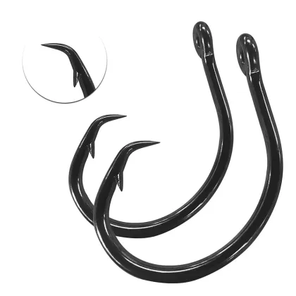 Mustad Circle Hook Olecranon Tip Hook for Squid Jig Fishing Gear
