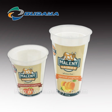 Cawan Yogurt IML Pembungkusan Ais Krim yang disesuaikan
