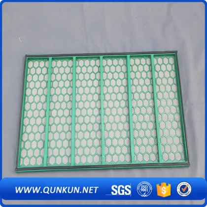 Plastic frame brandt shale shaker screen