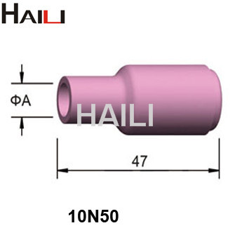 10N50 Tig Ceramic Nozzle