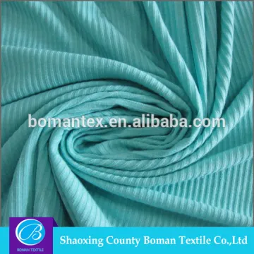 The new fashion stripe simple rib weft knitted fabric
