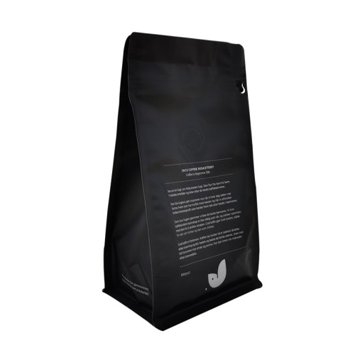 Sustainable raw material Coffee Bag Box Bottom Pouch