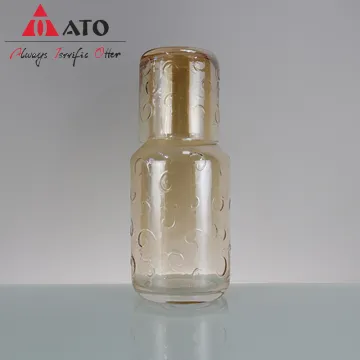 Colored Glass Water Carafe for Glass Water Dispenser