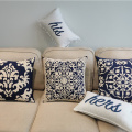 Rope Embroidery Cushion Cover Home Decoration Cotton