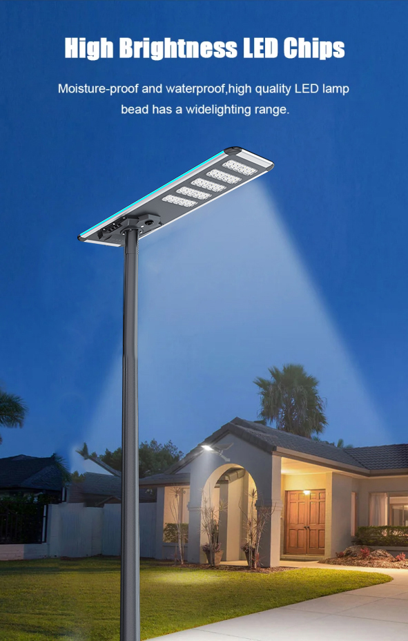 All In One Solar Led Waterproof Street Lamp