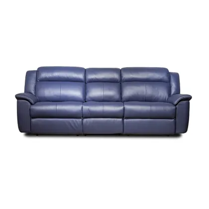 I Shaped 3 Seater Manual Recliner Sofa