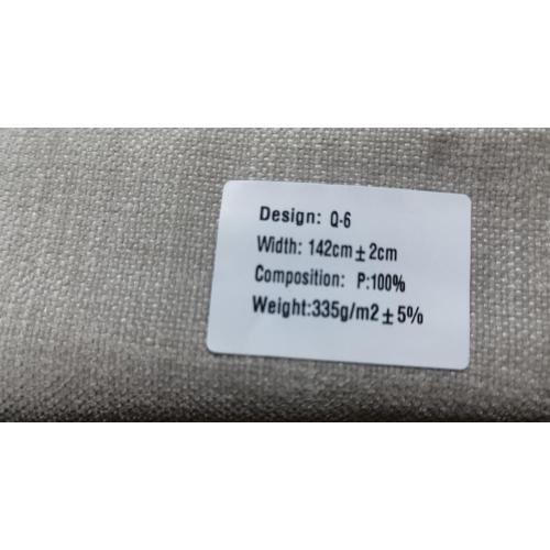 Fabric (Promotional stock jacquard) Netural Stock Chenille Plain Promotional Home Textile Factory