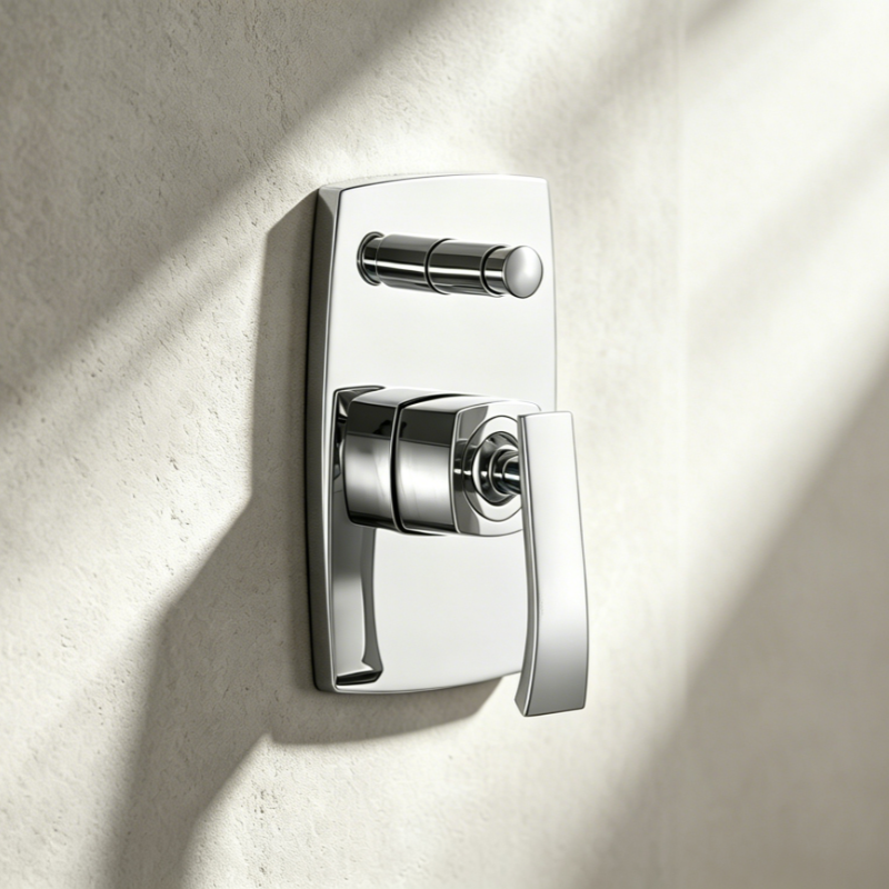 concealed shower with handset