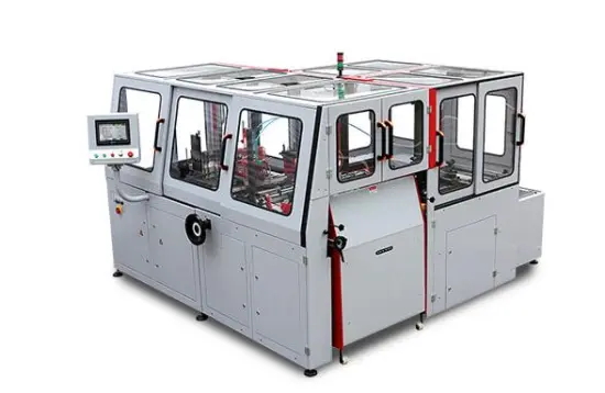 Automatic hardcovers making machine with round corner