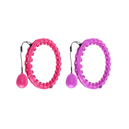Circle Adjustable Yoga Home Fitness Smart Hula Ring Hoop For Adults