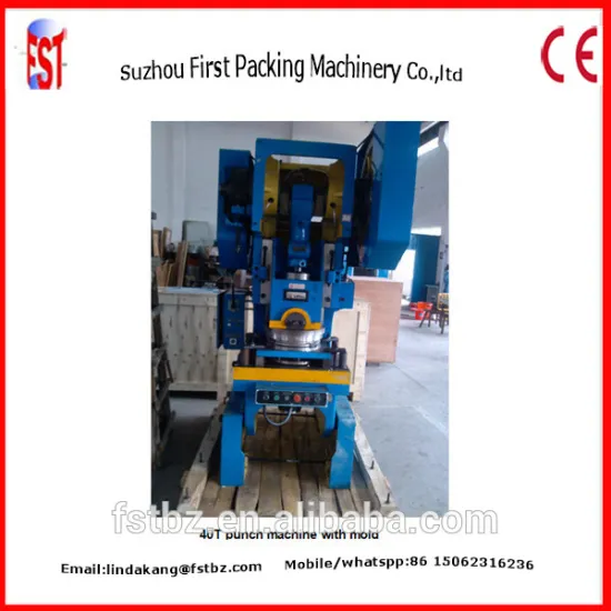 Pneumatic Semi-automatic Bottom Lid Cap Yangli China Tin Can Press Machine
