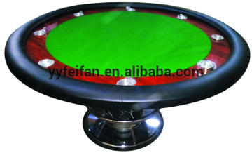 round type poker table,cup holder poker table