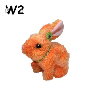 Vivid Bell Teddy Floral Bunny Toy