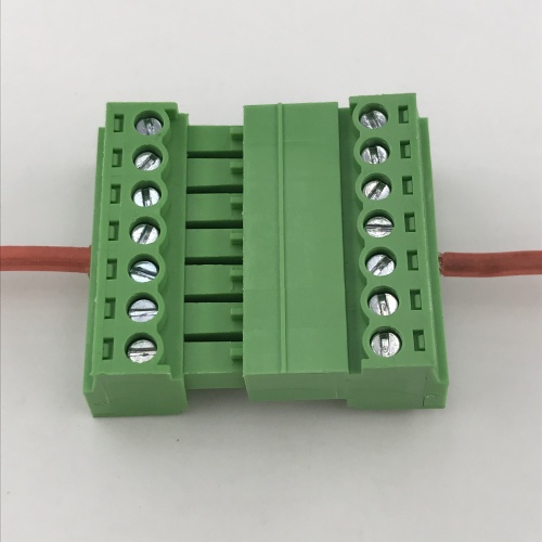 7pin contacts 3.81mm pitch screw pluggable terminal block