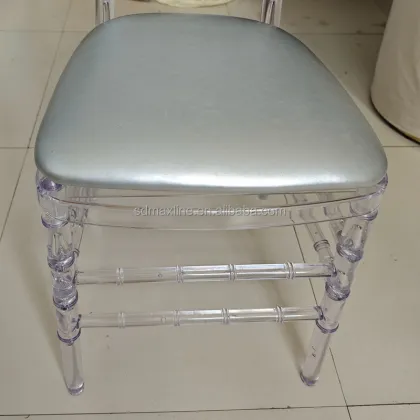 Tiffany Gold Chiavari Chair PU Leather Hard Cushion