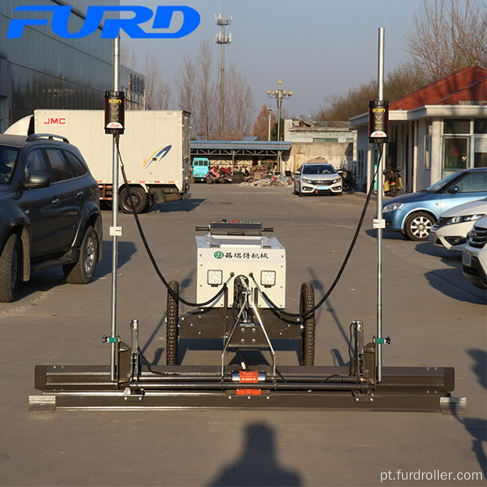 Planta de pista quadrada de concreto de nível laser, piso de concreto walk-behind mesa de laser FDJP-24D