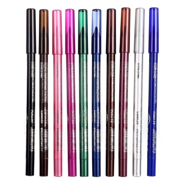 Pensil kening Davis - 10 pc eyeliner kalis air &amp; pena mata mata tinggi berkilat