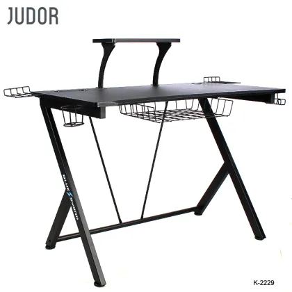 Judor Computer LED light Gaming Desk Computer Desk