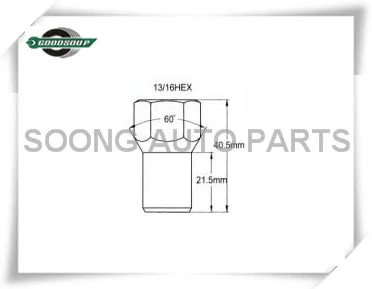 M12x1.5 Wheel Lug Nuts Wheel Lock Nuts Steel Wheel Nuts