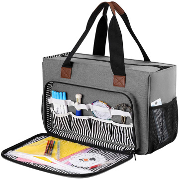 Wholesale Heavy Duty Multi-Pocket Waterproof Oxford Women's Tote Bag with Zipper Closure