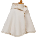 Cute White Knitted Cloak Wholesale Custom