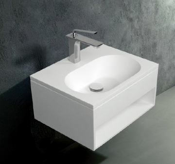 High quality pure acrylic wall-hung washbasin for washroom