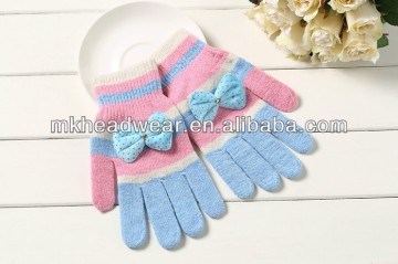 beauty acrylic magic knitted glove/gloves