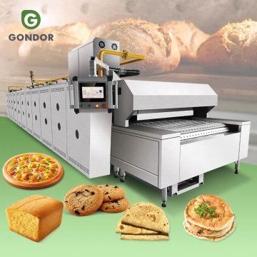 Industrial Microwave Conveyor Mini Lavash Small Gas Pizza Oven for Bakery in Shanghai