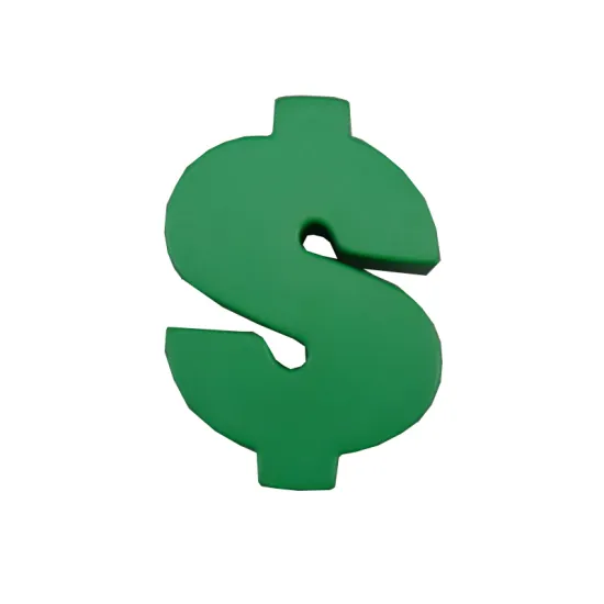 Stress Relief Toys: Colorful Dollar Sign Shaped PU Stress Balls