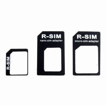 1 set Nano, micro standard SIM card adapter tray holder for iPhone 4/4S/5