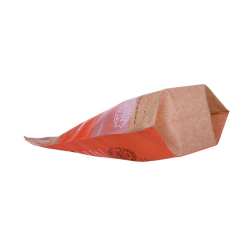 Recyclable plastic dog food bag with K- seal bottom