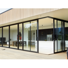 Commercial aluminum glass sliding door
