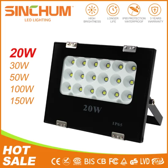 IP65 waterproof 20w smd beam angle 60 led outdoor flood light