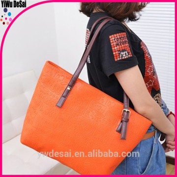 Ms bag PU single shoulder bag portable female bag tote bag