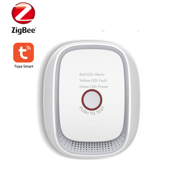 Tuya Smart Zigbee gas detector natural coal gas leakage sensor detector Tuya Zigbee gas alarm detector