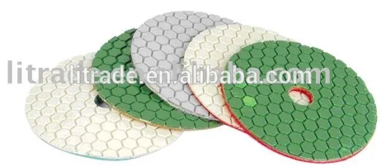 Hand polishing pads, wet and dry polishing pads