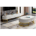 Luxury Marble Cover Coffee Table TV Stand