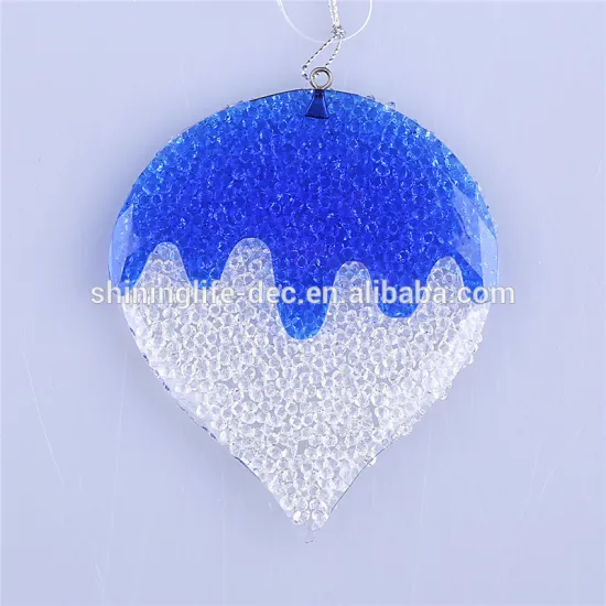 Big size snowball ornament new style colorful snowdrop decoration