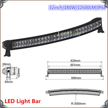 180W High Power Curved LED Light Bar (LED12-180W)