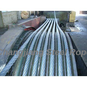 Resist-rotating steel wire rope