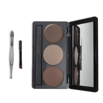 OCHAIN Stay Put All Day Long Wear Vegan Brow Pomade Kit with Stamp Stencil