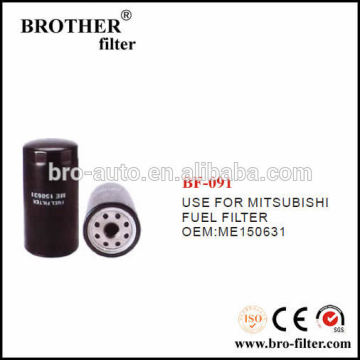 High quality OEM auto fuel filter ME150631 for Mitsubishi car diesel engine fuel filter price