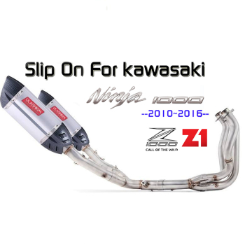 Sistema di scarico motociclistico per Kawasaki Z1000 e Ninja1000 (2010-2016)