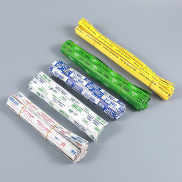 Branded Waterproof Vegetable Binding Wired Twist Ties 8\" x 7/16\