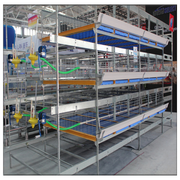 Poultry House Equipment H Type Stacked Chicken Farming Broiler Cage