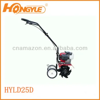 2.0HP/1.5KW 90-110mm cultivated depth tiller/plough HYLD25D with 1e44f-5 engine